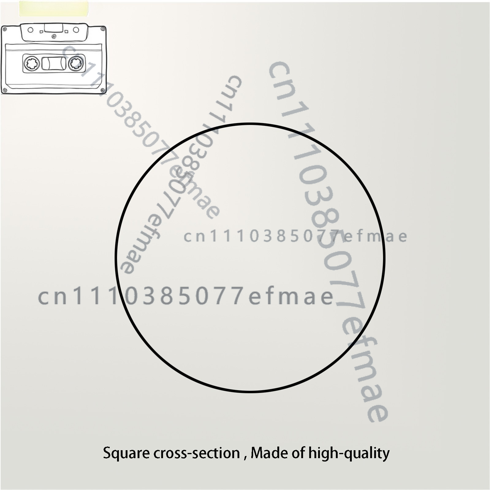 Cassette Walkman Belt - Belt for Panasonic RQ-SW20 RQSW20 Walkman