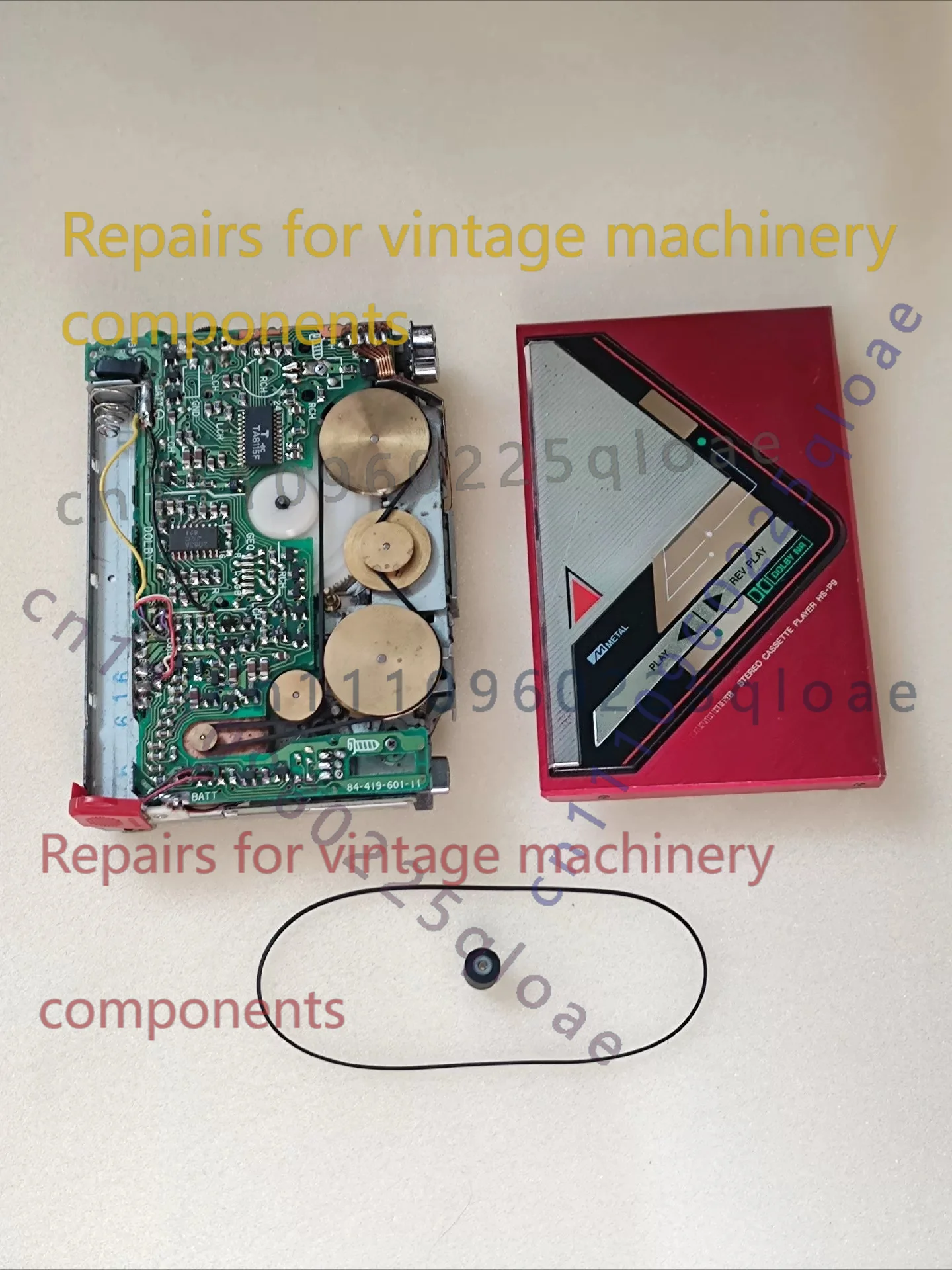 Cassette Walkman Belt - Drive Belt & Pinch Roller Replacement
