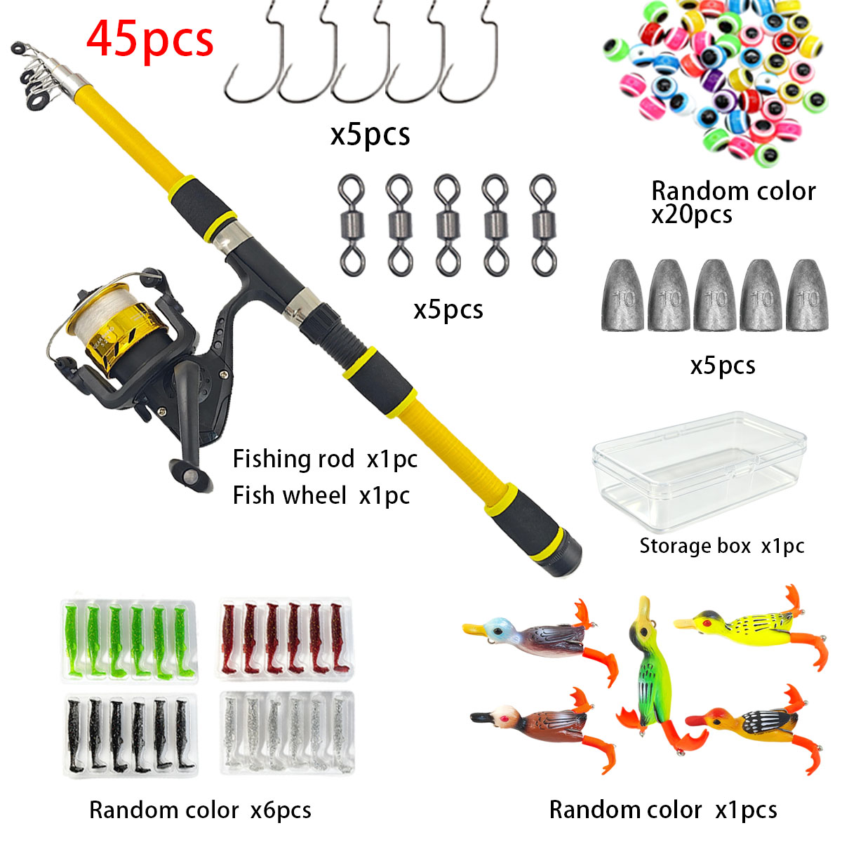 Telescopic Fishing Rod Reel Co - Developing Tank Reel recension och pris