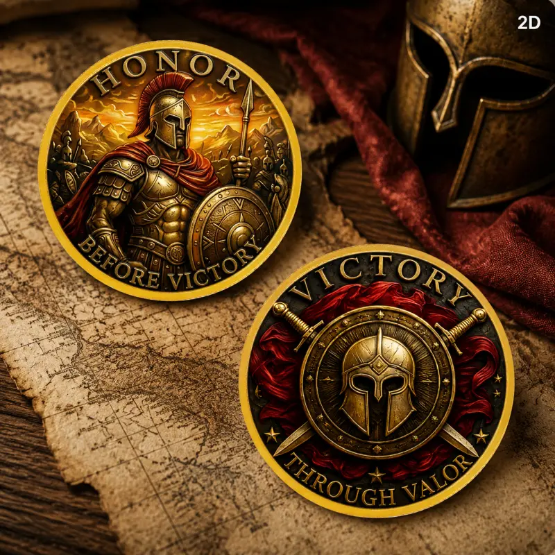 Vintage Spartan Warrior Commem - Vintage Collectible Coins recension och pris