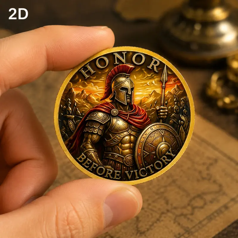 Vintage Spartan Warrior Commem - Vintage Collectible Coins recension och pris