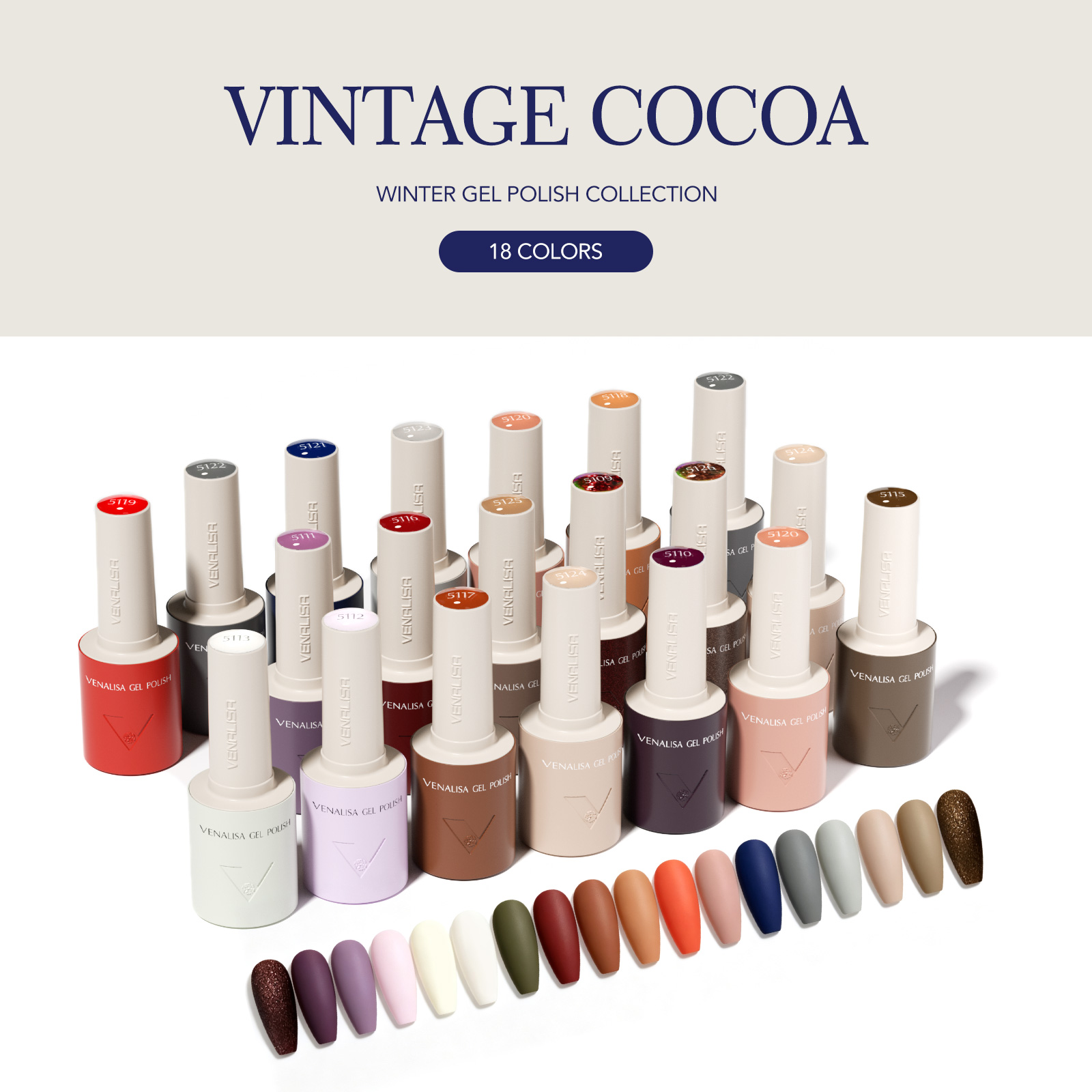 VENALISA V7 Gel Nail Polish 18 - Collectible Vintage Lamps recension och pris