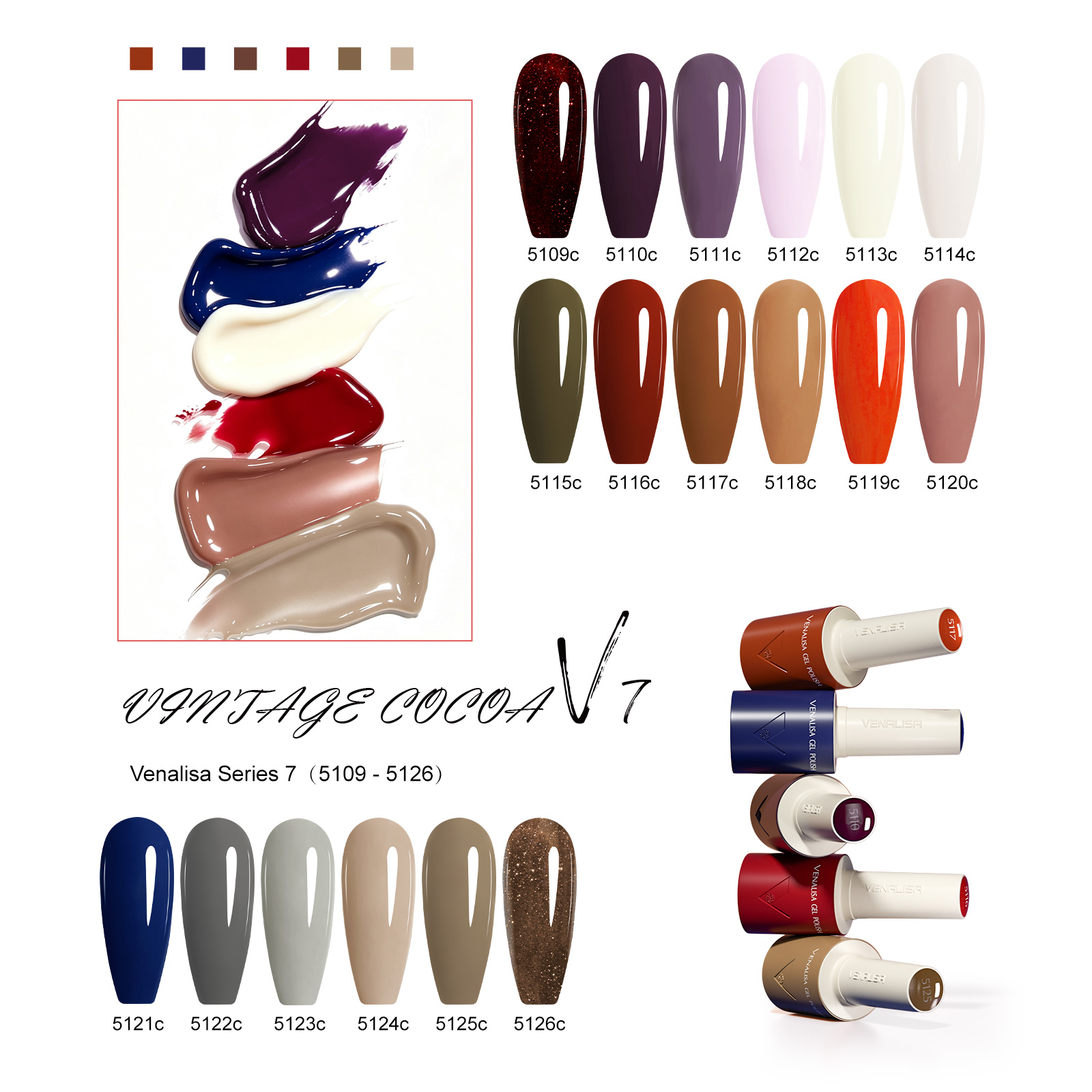VENALISA V7 Gel Nail Polish 18 - Collectible Vintage Lamps recension och pris