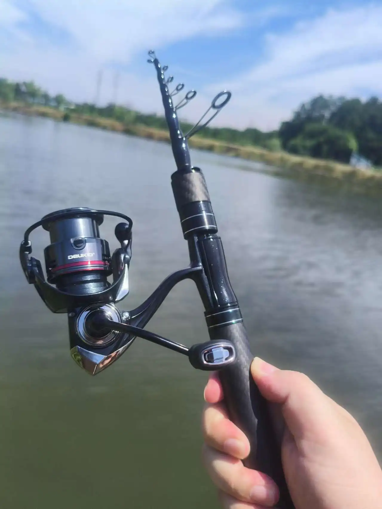 DEUKIO 1.68/1.8M Fishing Rod R - Developing Tank Reel recension och pris