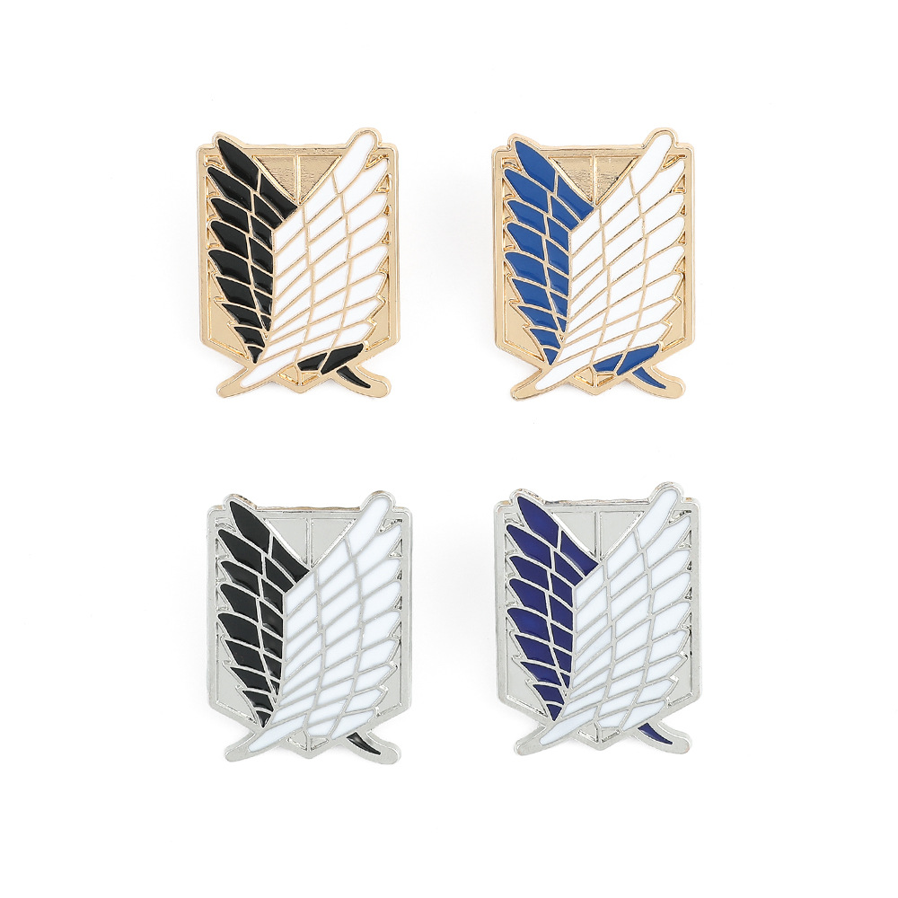 Vintage Wing Shape Enamel Broo - Collectible Vintage Brooches recension och pris