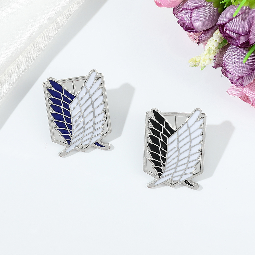 Vintage Wing Shape Enamel Broo - Collectible Vintage Brooches recension och pris