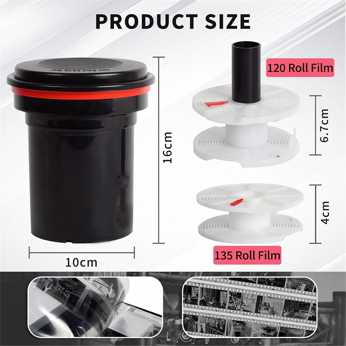 2026 New 120/135/127mm Film De - Developing Tank Reel recension och pris