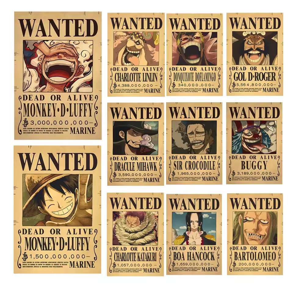 Anime One Piece Bounty Wanted  - Vintage Collectibles Toys recension och pris