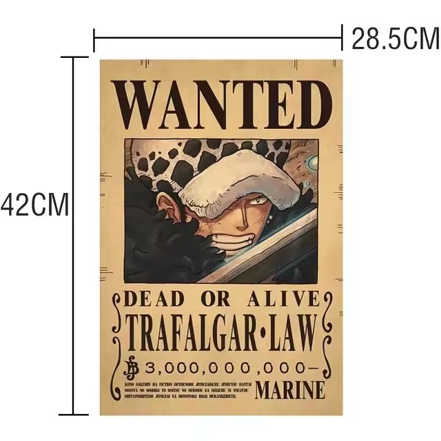 Anime One Piece Bounty Wanted  - Vintage Collectibles Toys recension och pris