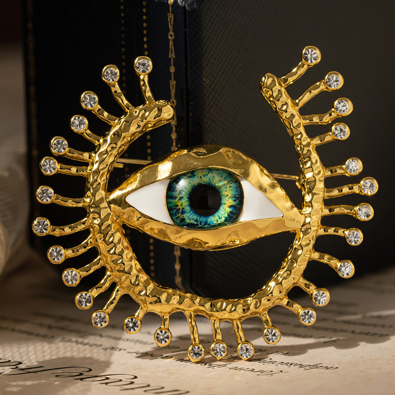 Evil Eye Badges Halloween Cosp - Collectible Vintage Brooches recension och pris