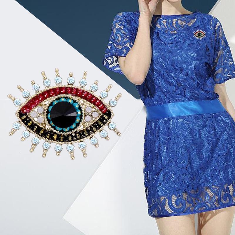 Evil Eye Badges Halloween Cosp - Collectible Vintage Brooches recension och pris