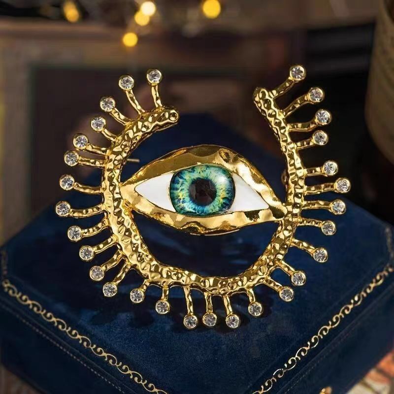 Evil Eye Badges Halloween Cosp - Collectible Vintage Brooches recension och pris