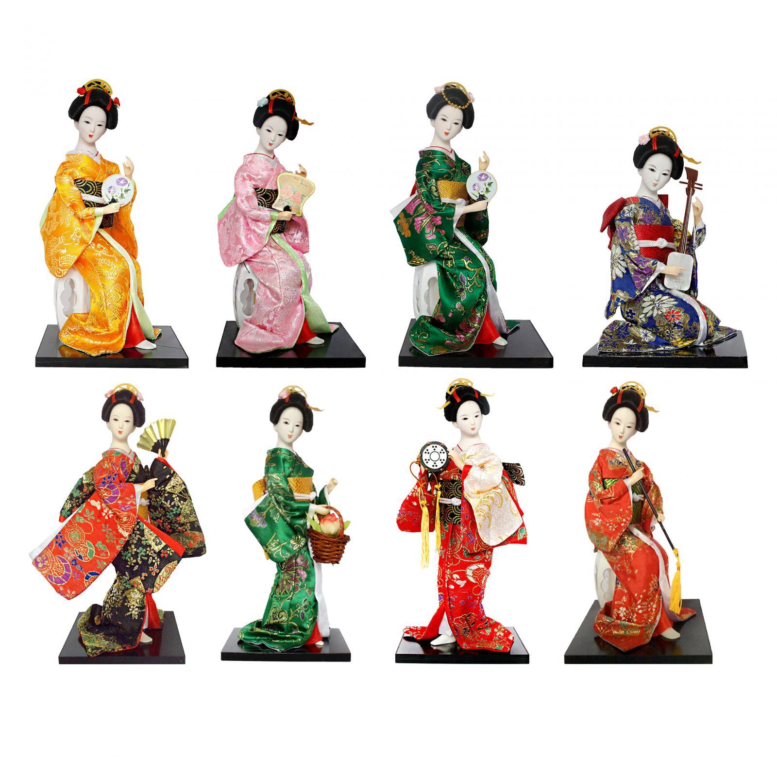 Kimono Dolls Japanese Geisha 1 - Vintage Collectible And Vintage Dolls recension och pris