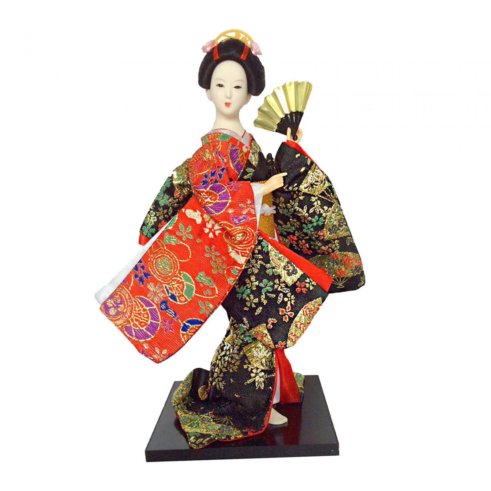 Kimono Dolls Japanese Geisha 1 - Vintage Collectible And Vintage Dolls recension och pris