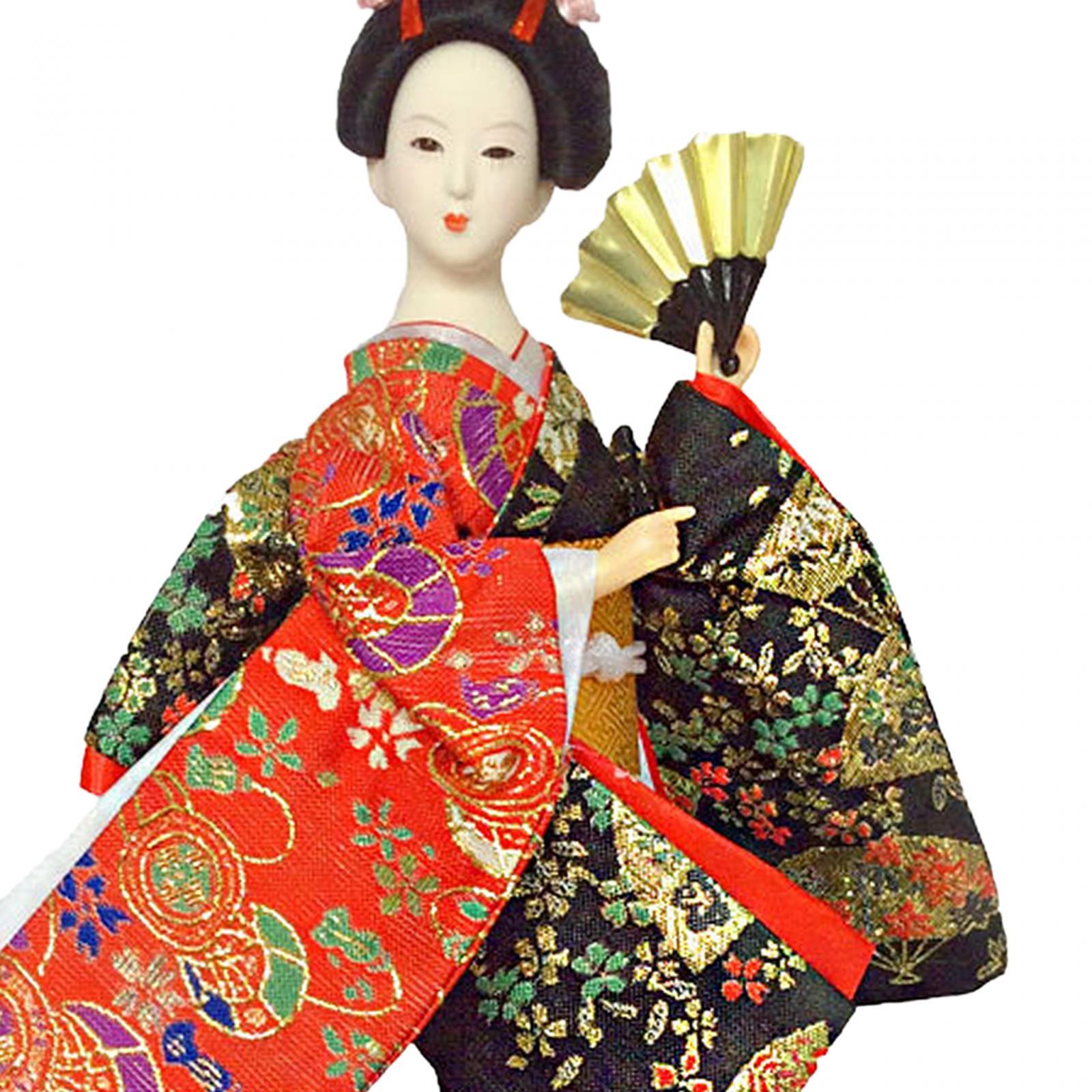 Kimono Dolls Japanese Geisha 1 - Vintage Collectible And Vintage Dolls recension och pris
